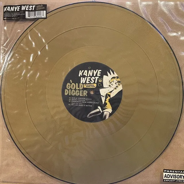 KANYE WEST / GOLD DIGGER (GOLD VINYL)のアナログレコードジャケット (準備中)