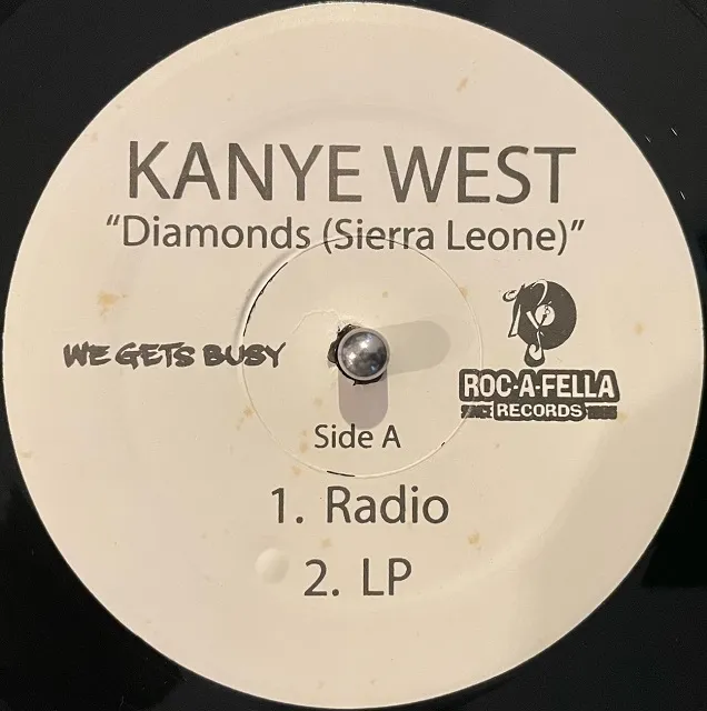 KANYE WEST / DIAMONDS (SIERRA LEONE)のアナログレコードジャケット (準備中)