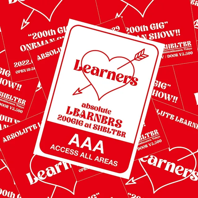 LEARNERS / ABSOLUTE LEARNERS 200GIG AT SHELTERのアナログレコードジャケット (準備中)