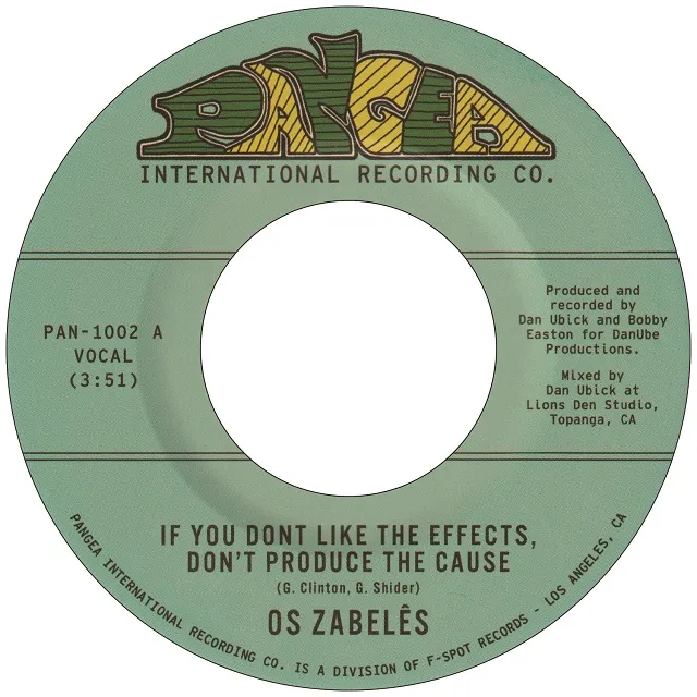 OS ZABELES / IF YOU DONʼT LIKE THE EFFECTS,  DONʼT PRODUCE THE CAUSE ／ BACK IN OUR MINDS のアナログレコードジャケット (準備中)