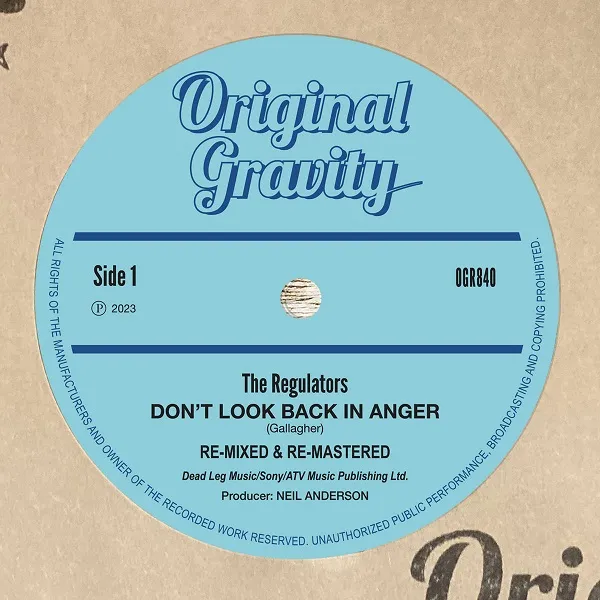 REGULATORS / DON'T LOOK BACK IN ANGER (RE-MIXED & RE-MASTERED)のアナログレコードジャケット (準備中)
