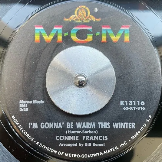 CONNIE FRANCIS / I'M GONNA' BE WARM THIS WINTER  AL DI LAΥʥ쥳ɥ㥱å ()