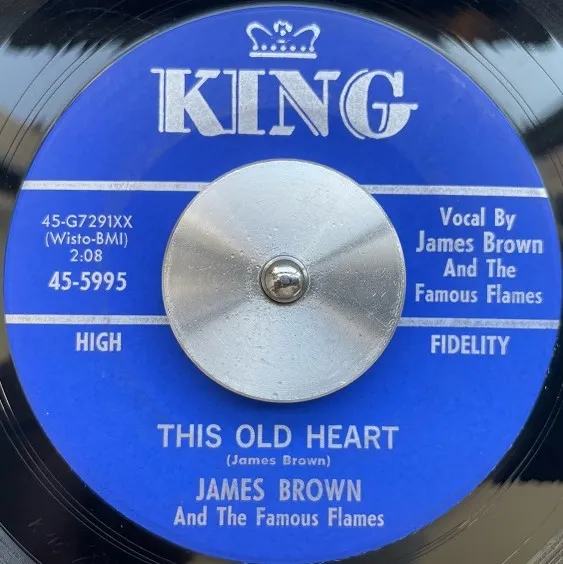 JAMES BROWN AND FAMOUS FLAMES / THIS OLD HEART ／ IT WAS YOUのアナログレコードジャケット (準備中)