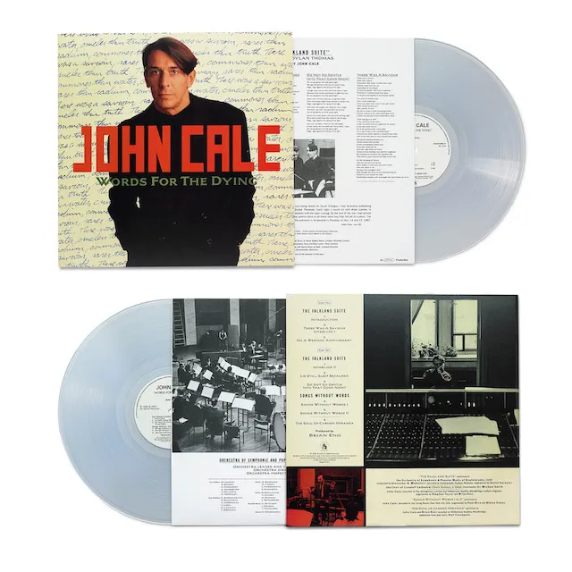JOHN CALE / WORDS FOR THE DYING (CLEAR VINYL)