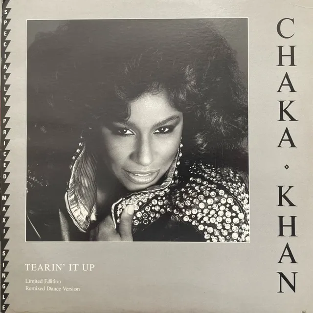 CHAKA KHAN / TEARIN' IT UPのアナログレコードジャケット (準備中)