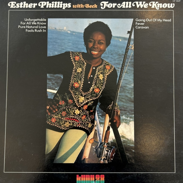 ESTHER PHILLIPS WITH BECK / FOR ALL WE KNOWのアナログレコードジャケット (準備中)