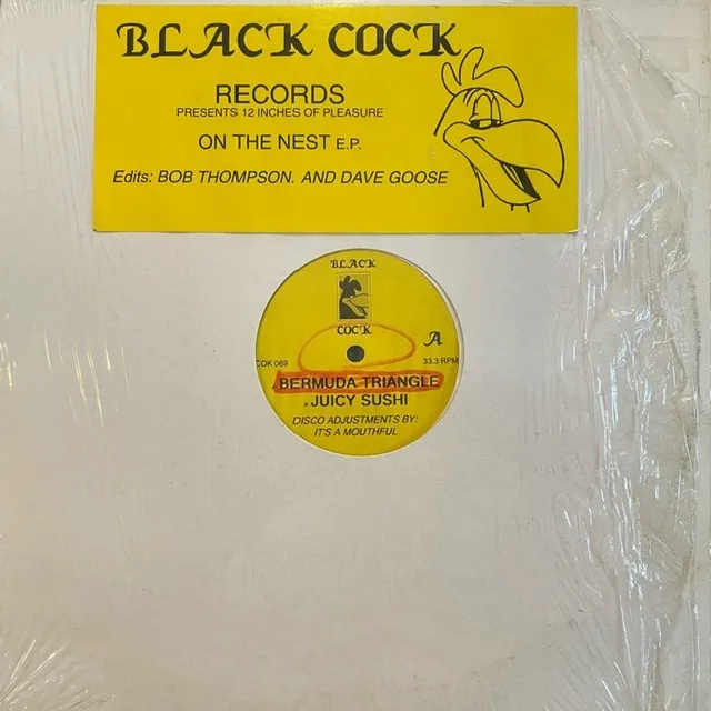 UNKNOWN ARTIST (BLACK COCK) / ON THE NEST E.P.のアナログレコードジャケット (準備中)