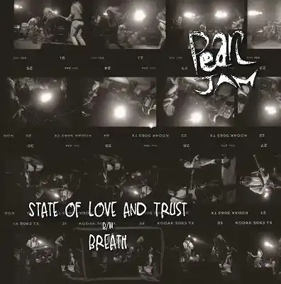 PEARL JAM / STATE OF LOVE AND TRUST ／ BREATHのアナログレコードジャケット (準備中)