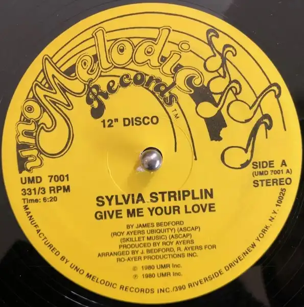 SYLVIA STRIPLIN / GIVE ME YOUR LOVE (RE-ISSUE)