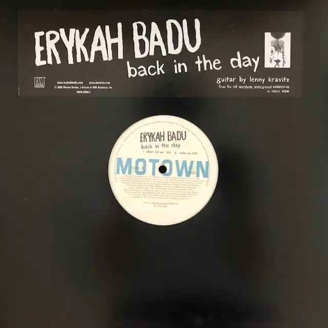 ERYKAH BADU / BACK IN THE DAYのアナログレコードジャケット (準備中)