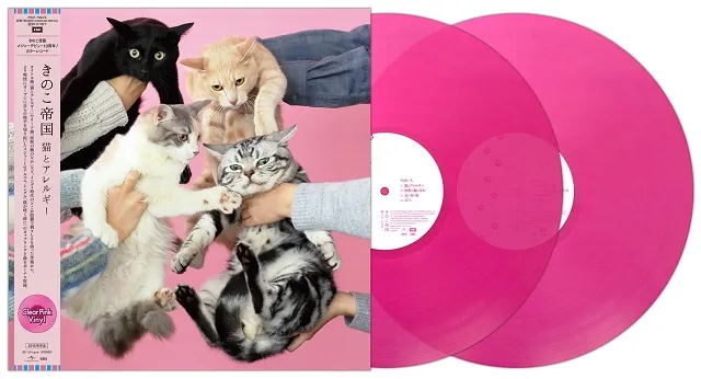 きのこ帝国 / 猫とアレルギー [クリアピンク・ヴァイナル]のアナログレコードジャケット (準備中)