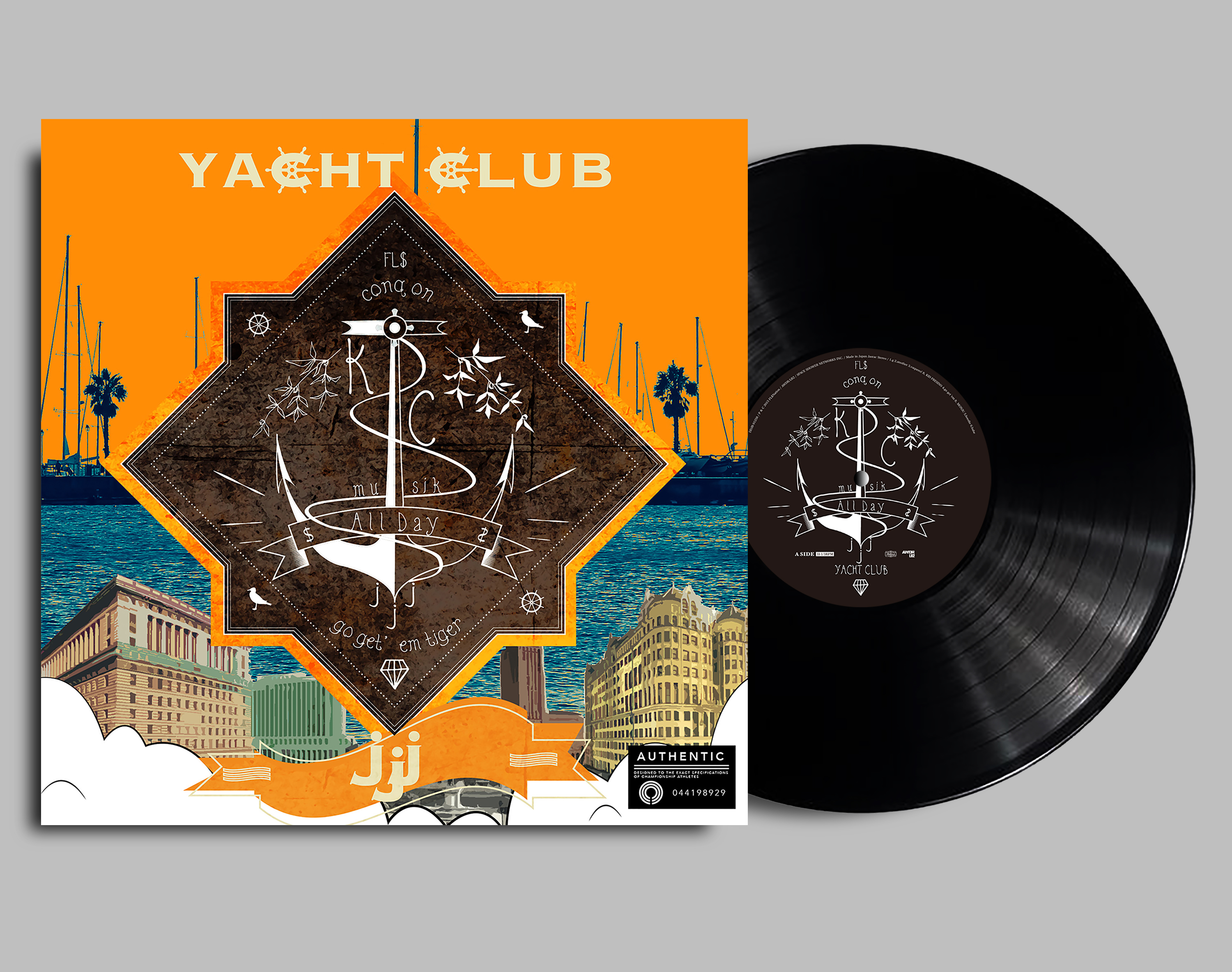 JJJ / YACHT CLUBのアナログレコードジャケット (準備中)
