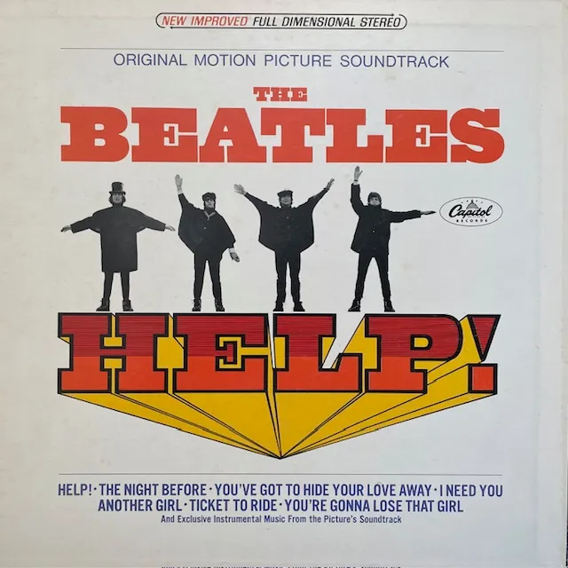 BEATLES / HELP! (76年 US REISSUE)のアナログレコードジャケット (準備中)