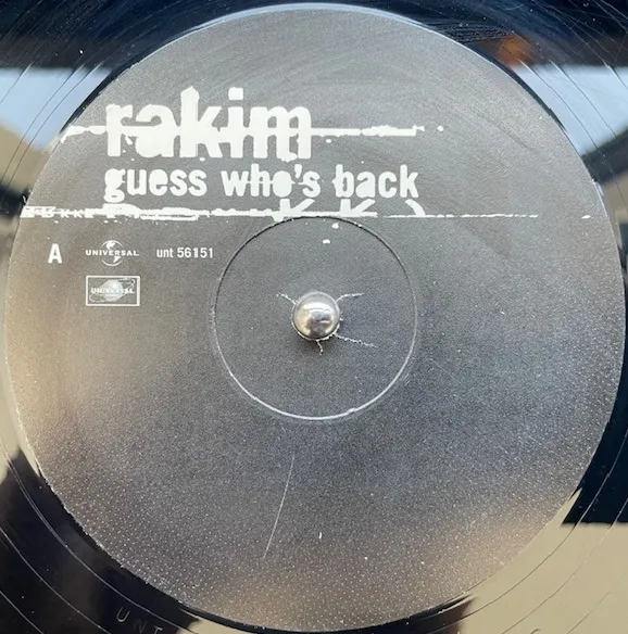 RAKIM / GUESS WHO'S BACK (NO SLEEVE)のアナログレコードジャケット (準備中)