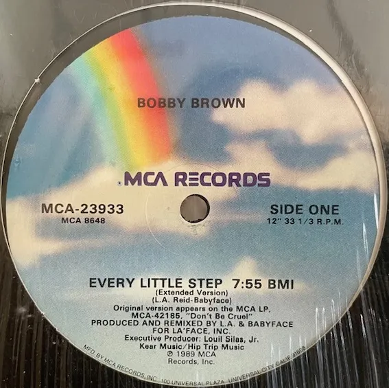 BOBBY BROWN / EVERY LITTLE STEP (NO SLEEVE)のアナログレコードジャケット (準備中)