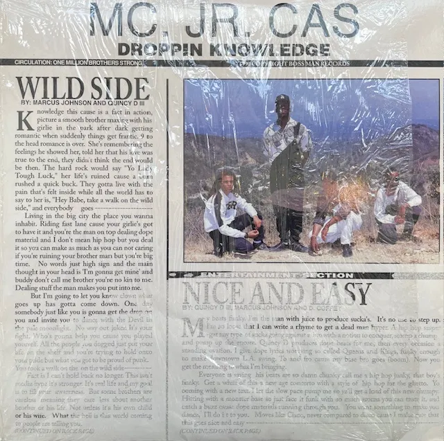 MC. JR. CAS / WILD SIDE / NICE AND EASYのアナログレコードジャケット (準備中)