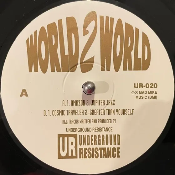 UNDERGROUND RESISTANCE / WORLD 2 WORLD (REISSUE)のアナログレコードジャケット (準備中)