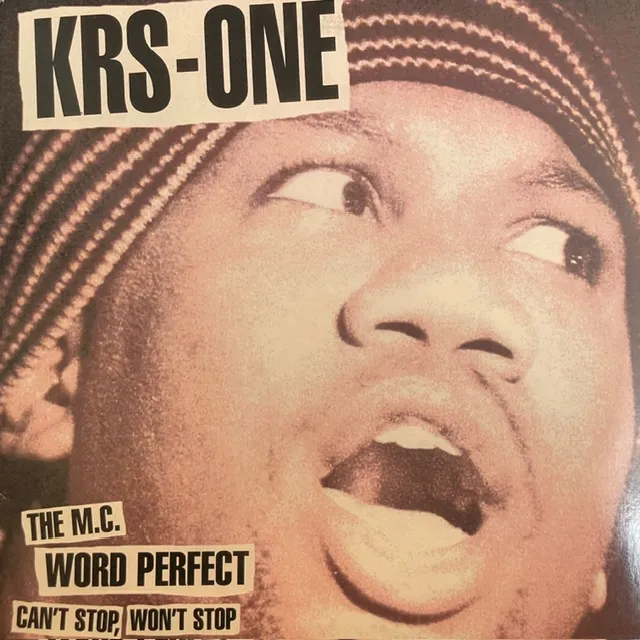 KRS-ONE / CAN'T STOP, WON'T STOPのアナログレコードジャケット (準備中)