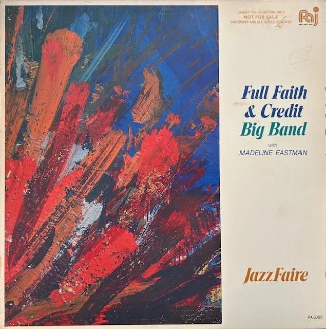 FULL FAITH & CREDIT BIG BAND / JAZZFAIREのアナログレコードジャケット (準備中)