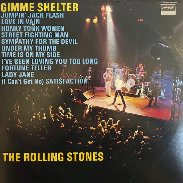 ROLLING STONES / GIMME SHELTER (JPN 4TH PRESS・RED VINYL)のアナログレコードジャケット (準備中)