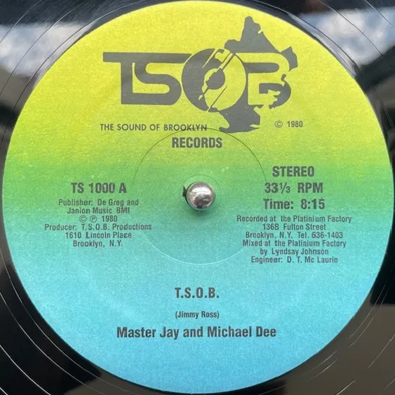 MASTER JAY & MICHAEL DEE / T.S.O.B. (PT.1&2)のアナログレコードジャケット (準備中)