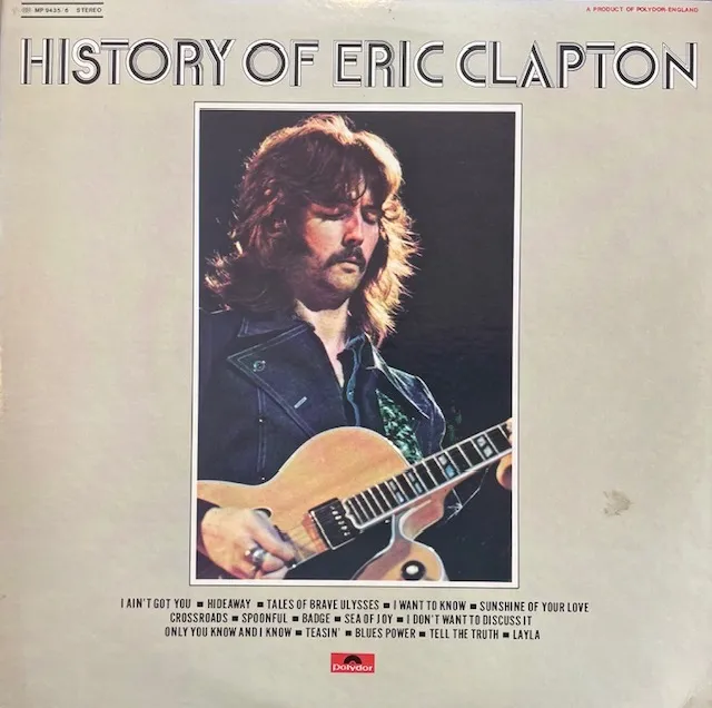 ERIC CLAPTON / HISTORY OF ERIC CLAPTONのアナログレコードジャケット (準備中)