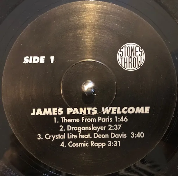 JAMES PANTS / WELCOMEのアナログレコードジャケット (準備中)