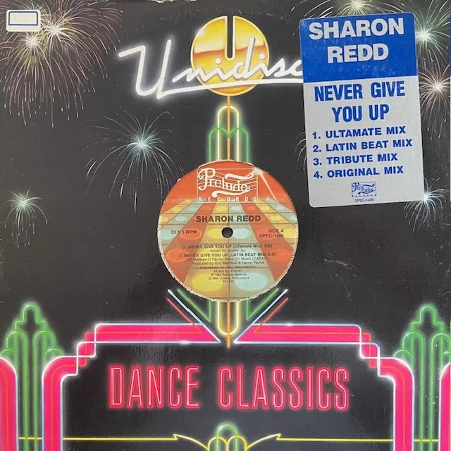 SHARON REDD / NEVER GIVE YOU UPのアナログレコードジャケット (準備中)