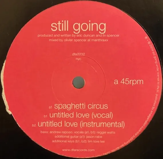 STILL GOING / SPAGHETTI CIRCUS / UNTITLED LOVEのアナログレコードジャケット (準備中)