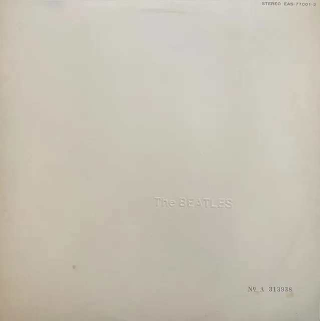 BEATLES / SAME (WHITE ALBUM)のアナログレコードジャケット (準備中)